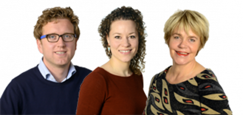 Relatiemanagers Fleur Cools, Ina Roeterdink, Hans Jacobs